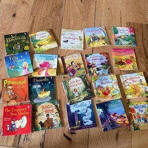 USborne Set of 20 Colorful Kid Books - Classic Stories Collection